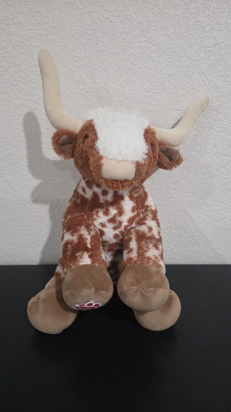 Build A Bear Texas Longhorn Stuffed Plush Animal